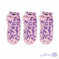 جوراب ساق کوتاه اسپرت مدل ببری کد 8852 بسته 3 عددی
