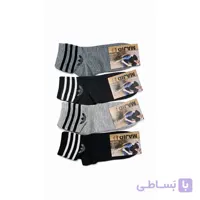 جوراب ساق کوتاه کد 88810 بسته 4 عددی
