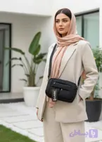 کیف زنانه دوشی نانسی 4زیپ کار مشهد طرح ( A 4Zipper02)
