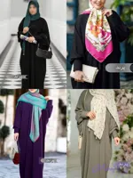 مانتو عبایی طرح پرند