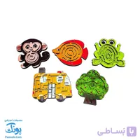 بازی فکری پیچ در پیچ ماز فانتزی حیوانات