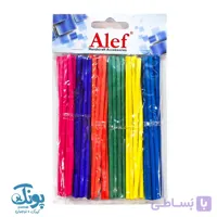 چوب بستنی گرد رنگی