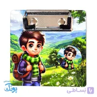 چک لیست پسرانه فانتزی به همراه پیکسل و کاغذ یادداشت طرح سرباز