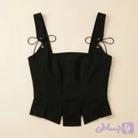 تاپ مشکی ساده