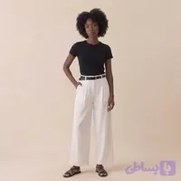 شلوار کرپ سفید