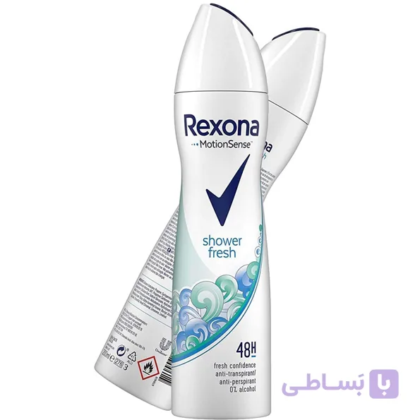 اسپری ضد تعریق زنانه شاور فرش رکسونا Rexona Motion Sense Shower Fresh Antiperspirant 48-Hour Fresh Confidence Anti