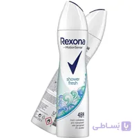 اسپری ضد تعریق زنانه شاور فرش رکسونا Rexona Motion Sense Shower Fresh Antiperspirant 48-Hour Fresh Confidence Anti