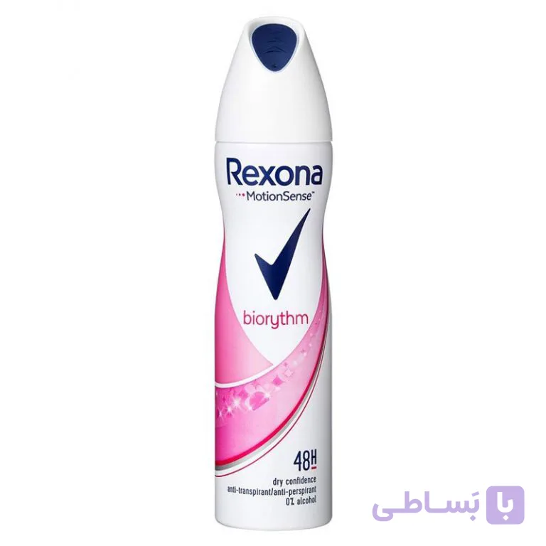 اسپری ضد تعریق زنانه بیوریتم رکسونا Rexona Women’s Motion-sense Biorythm 48h Anti-Perspirant Spray