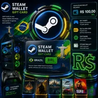 خرید گیفت کارت استیم والت برزیل | Steam Wallet Gift Card Brazil