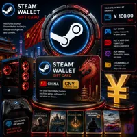 خرید گیفت کارت استیم والت چین | Steam Wallet Gift Card China