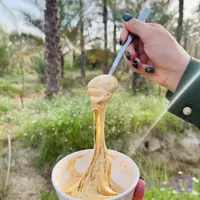 حلوا ارده- حلوا کشی باشیره خرما و ارده (نیم کیلویی)