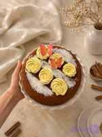 کیک سیب و دارچین