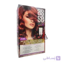 رنگ مو شماره 7.44 آسه ASSE سری Adventure رنگ قهوه ای مسی Brown Copper
