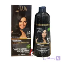 شامپو رنگ جاجا شماره 1.0 سیاه Black ویتامینه و بدون آمونیاک حجم 300 میل