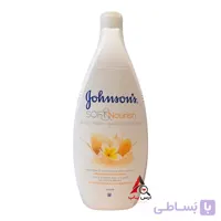 شامپو بدن جانسون Johnson’s رایحه بادام و گل یاس سری Soft & Nourish حجم 750 میل
