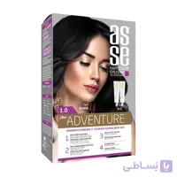 رنگ مو شماره 1.0 آسه ASSE سری Adventure رنگ سیاه Black