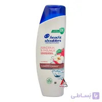 شامپو سرکه سیب هد اند شولدرز head & shoulders تصفیه کننده و درخشان کننده مو حجم 330 میل