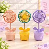 پنکه طرح گلدان دو حالته