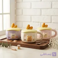 ماگ خرسی درب دار