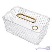 جا دستمال کاغذی اکرولیک طرح کریستالی