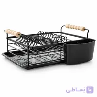 آبچکان رومیزی یک طبقه دسته چوبی