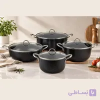 سرویس قابلمه 8 پارچه گرانیت تیارا مدل آلیمان