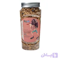 گرانولا جودوسر پرک و فندق و شکلات تلخ میکس شده با شیره خرما درین کام - 350 گرم