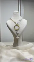 گردنبند صدف و قلب