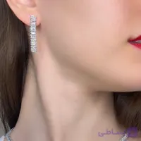 گوشواره تنیسی نگین باگت