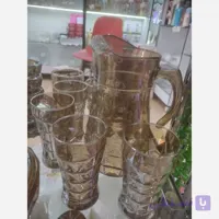 پارچ و لیوان شامپاین طرح مروارید