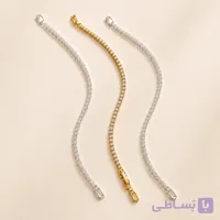 دستبند تنیسی ظریف زنانه دو جنس کد B107