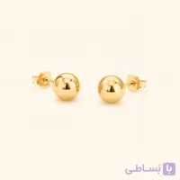 خرید گوشواره میخی زنانه گوی طلایی کد E102 | میس‌گالری