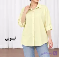 شومیز سیلک مودال آستین دکمه کد 2208
