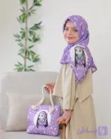 ست کیف و روسری دخترانه طرح حجاب