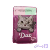 پوچ گربه بالغ ویسکاس با طعم ماهی کاد و سالمون وزن 85 گرم