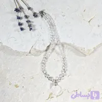 گردنبند کریستال کوارتز با آویز قلب