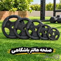 صفحه هالتر باشگاهی تمام لاستیکی حرفه ای از 2/5تا 25 کیلوگرم با بهترین کیفیت