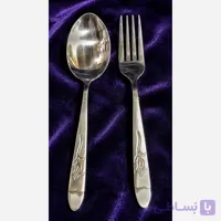 قاشق و چنگال فله مدل رز