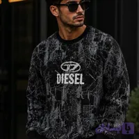 دورس طرح دیزل مردانه اسپان درجه یک سویشرت طرح Diesel مشکی و سفید L تا 2XL