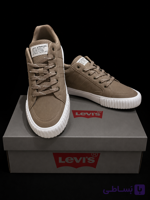 کفش کتونی مردانه برند Turner Neo Levi’s رنگ موکا با زیره سفید