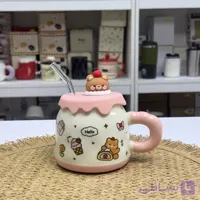 ماگ سرامیکی درب سلیکونی
