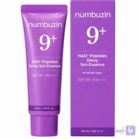 كرم ضدآفتاب بي رنگ دست،صورت،دورچشم نامبوزین SPF 50 مدل No.9 محافظ در برابر اشعه UVA و UVB مناسب براي انواع پوست حجم ٥٠ ميلي ليتر