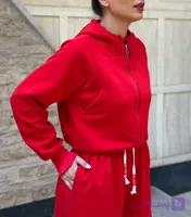 ست جاگر و سویشرت زنانه دورس سه نخ