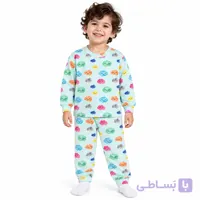 ست بلوز شلوار نخی 2 تا 4 سال طرح گربه M&M
