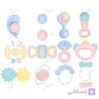 ست جغجغه و دندانگیر 12 عددی هانگر Huanger