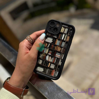 قاب آیفون طرح کتاب خانه