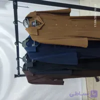 مانتو زنانه پشت بندی قد بلند بسیار شکیل