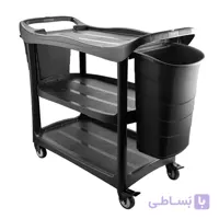 ترولی پذیرایی رستورانی با سطل جانبی