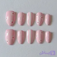 ناخن مصنوعی طرح گلدار