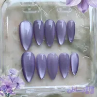 ناخن مصنوعی ایس بنفش